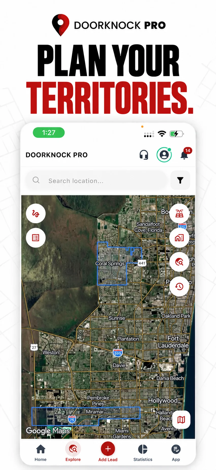 Door Knock Pro  field sales CRM  lead management  sales software  route planning  field teams